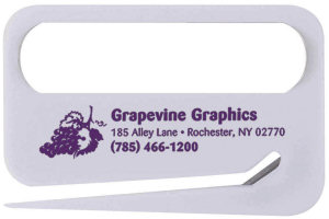 Promotional Letter Openers: Wall Street Letter Openers with Magnifier